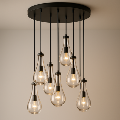 Rain Round Chandelier 18"