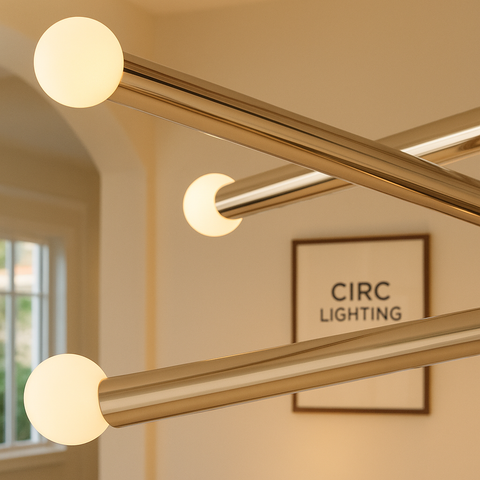 Rousseau 8-Light Mobile Orb Chandelier