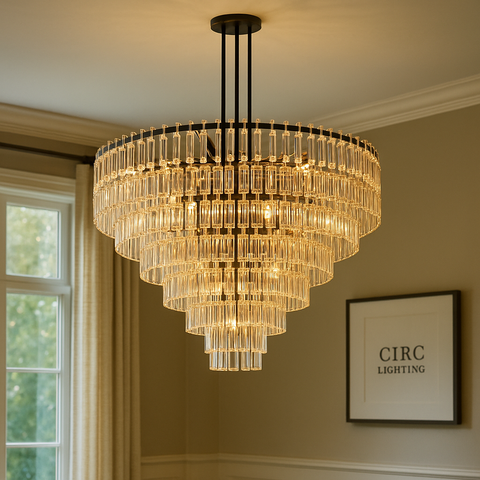 Marignan Tiered Round Chandelier 60"