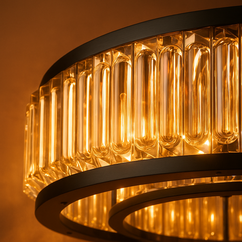 Maurier Round Chandelier 37"