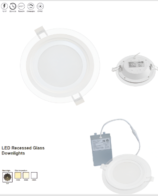 12W LED Downlight – High-Brightness, Wide-Angle Indoor Lighting