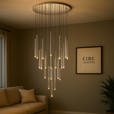 Aquitaine Round Chandelier 48"