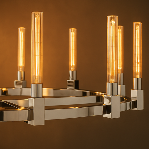 Cannele Round Chandelier 36"