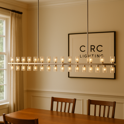 Arcachon LED Rectangular Chandelier 54"