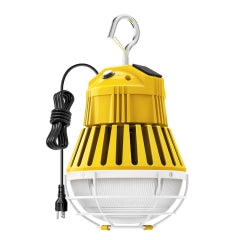 CIRC 100W LED Linkable Work Light 5000K 100–277V Yellow with US Plug