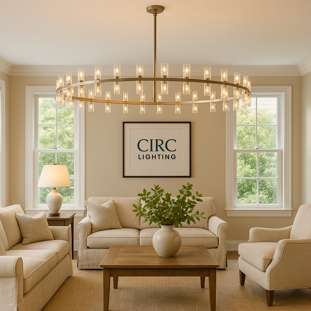 Arcachon LED Round Chandelier 60"