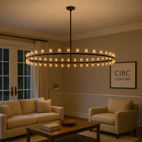 Arcachon LED Round Chandelier 60"