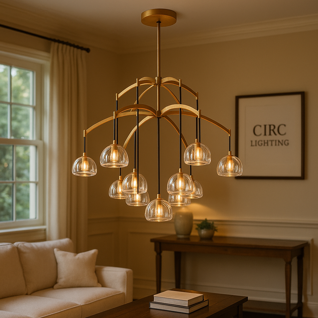 Hemisphere Round Chandelier 60"