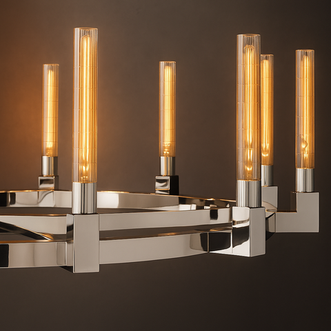 Cannele Round Chandelier 72"