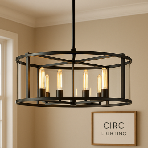 Beckman Round Chandelier 33"