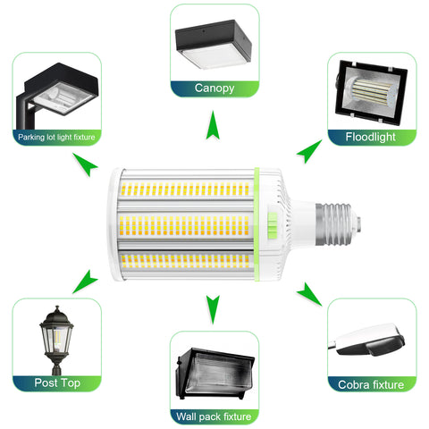FCL-100WCD LED FAN CORN LIGHT 100W/80W/60W