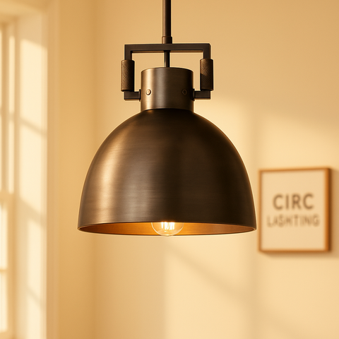 Machinist Metal Cloche Pendant