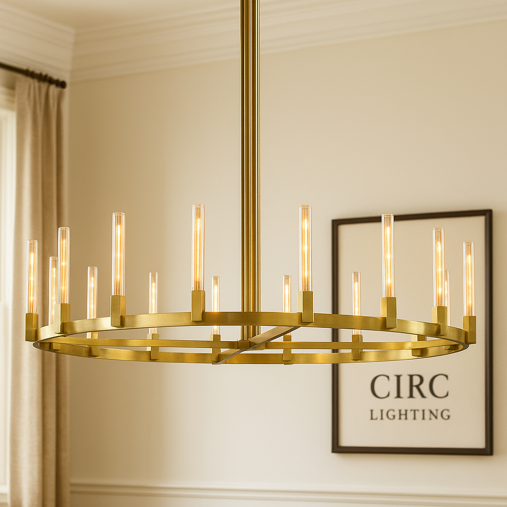 Cannele Round Chandelier 72"