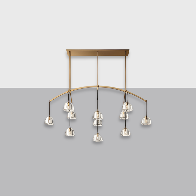 Hemisphere 72" Linear Chandelier | CIRC