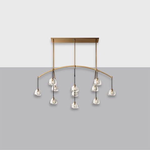 Hemisphere 72" Linear Chandelier | CIRC