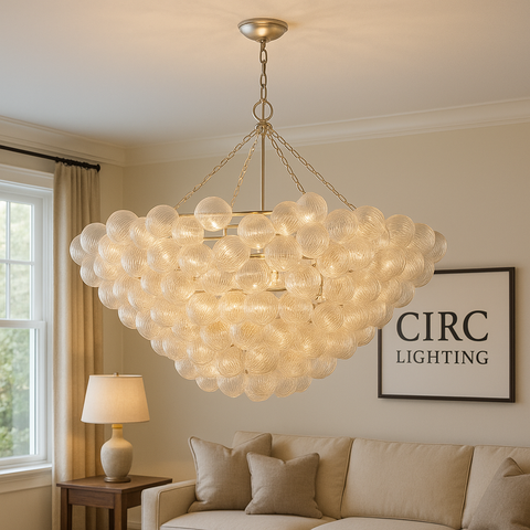 Talia Round Chandelier 66"