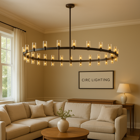Arcachon LED Round Chandelier 48"