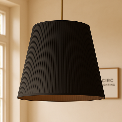 Reed Pleated Barrel Pendant