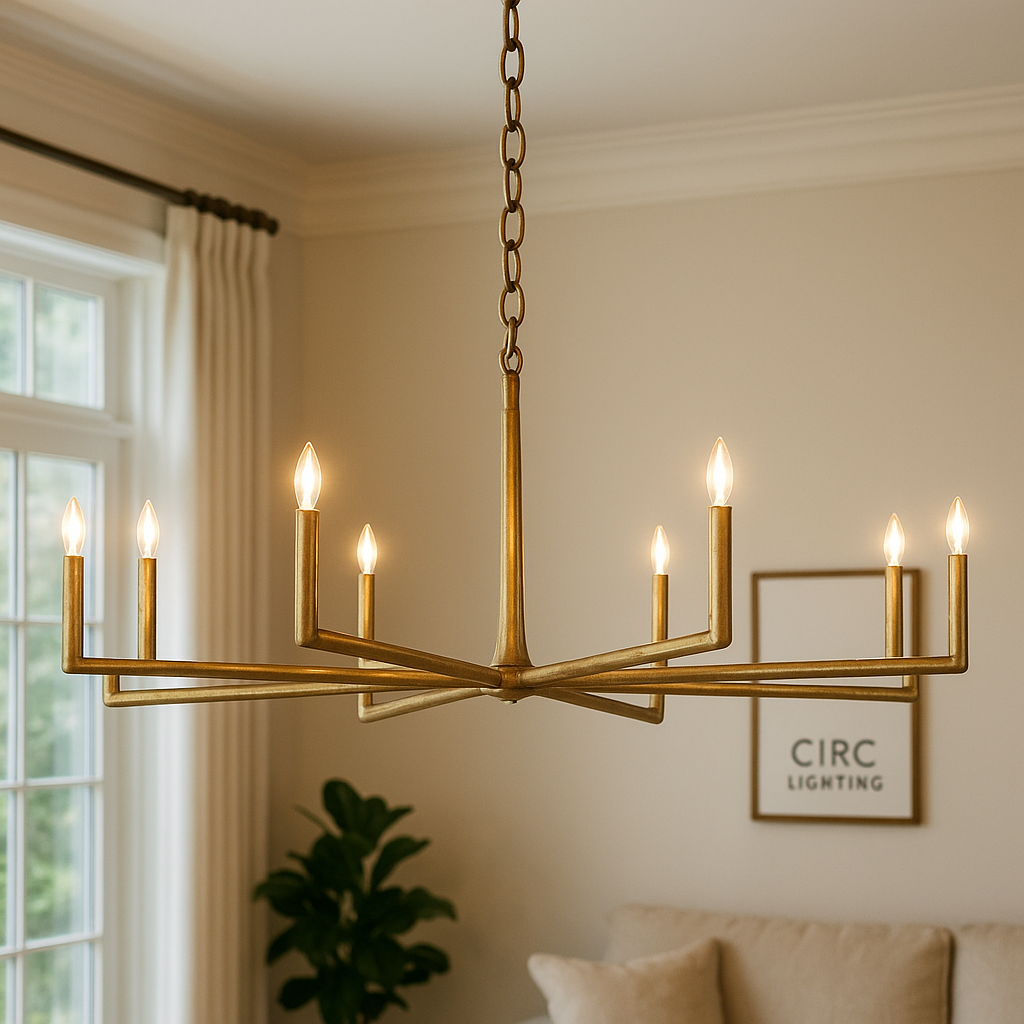 Thaddeus Round Chandelier 60"