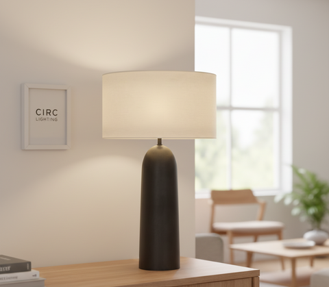 Sarezzo Metal Tapered Table Lamp