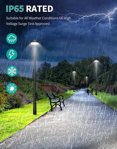 CIRC LED Circular Area Light 60W 5000K 100–277VAC with Motion Sensing Base