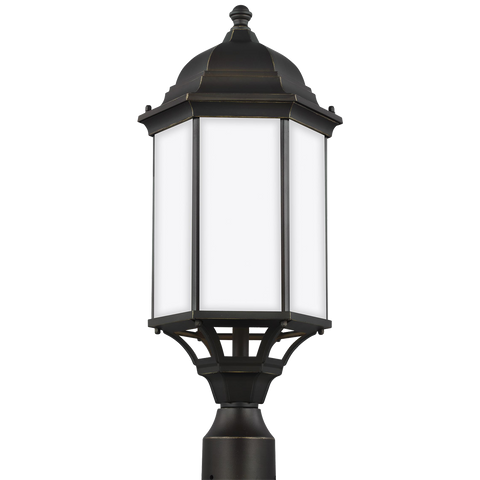 Sevier 22" Post Lantern | Classic Outdoor Post Lighting with Easy Maintenance