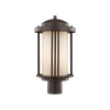 Crowell 17" Post Lantern | Art Deco Inspired Transitional Outdoor Lighting