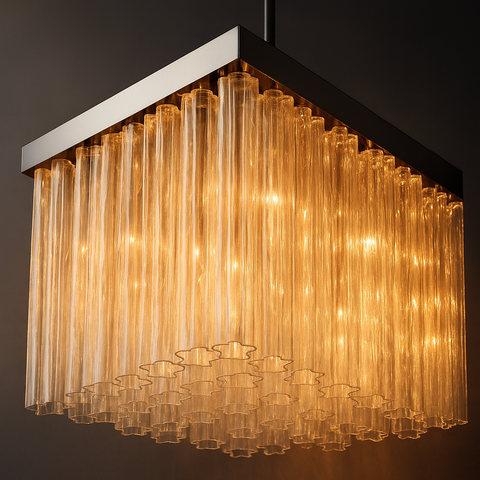 Cielo Rectangular Chandelier 54"