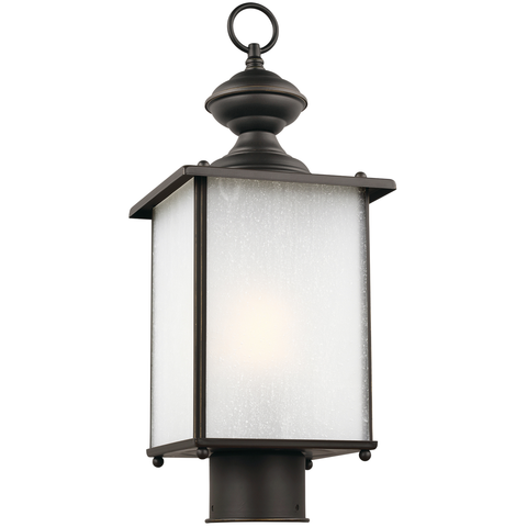 Jamestowne One Light Outdoor Post Lantern 82570 | Traditional Compact