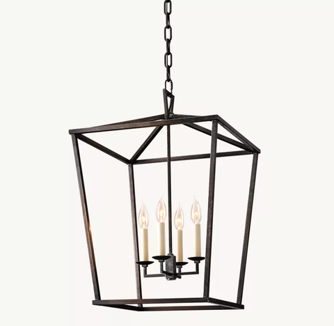 19th C. English Openwork Pendant Light