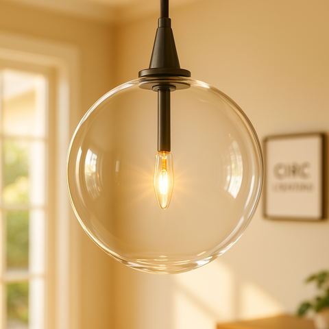 Glass Globe Mobile Pendant