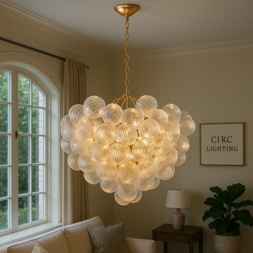 Talia Round Chandelier 38"