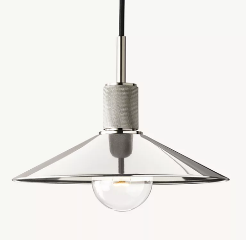 Utilitaire Metal Slope Shade Pendant Light