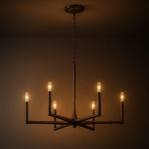 Thaddeus Round Chandelier 72"