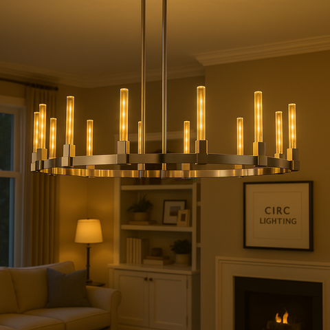 Cannele Round Chandelier 60"