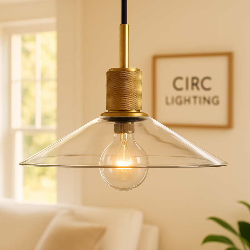 Utilitaire Glass Slope Shade Pendant