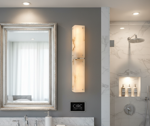 Reynard Alabaster Grand Sconce