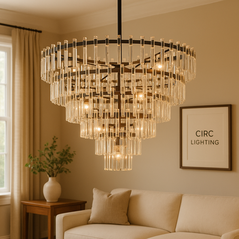 Marignan Tiered Round Chandelier 48"