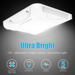 150W LED CANOPY GAS LIGHT 150W/120W/90W TUNABLE CCT 4.5/5/5.7K 100-277VAC