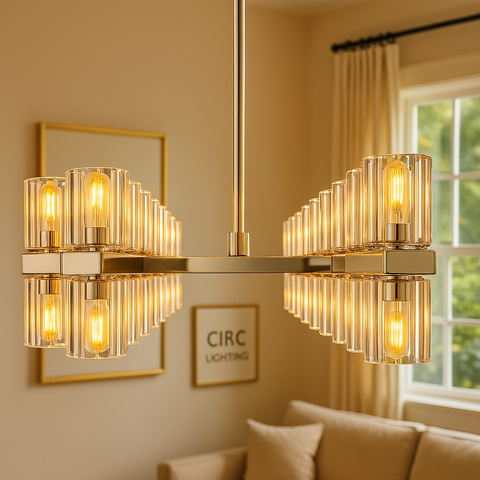 Arcachon LED Rectangular Chandelier 54"