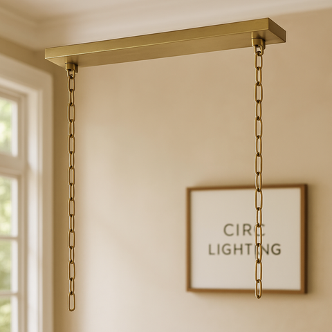 Harlow Crystal Rectangular Chandelier 62"