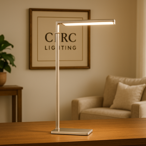 Audubon Crystal Task Floor Lamp