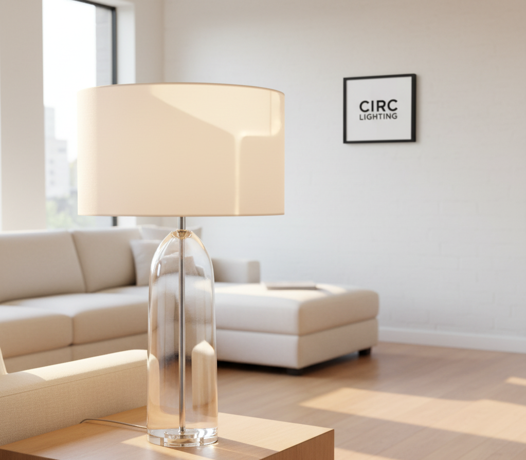 Sarezzo Crystal Tapered Table Lamp