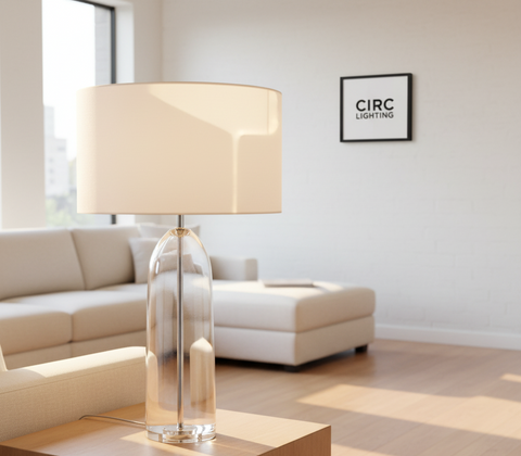 Sarezzo Crystal Tapered Table Lamp