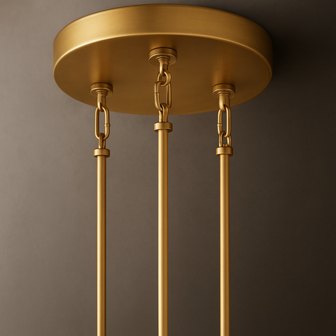 Sirene Smoke Glass Round Chandelier 52"