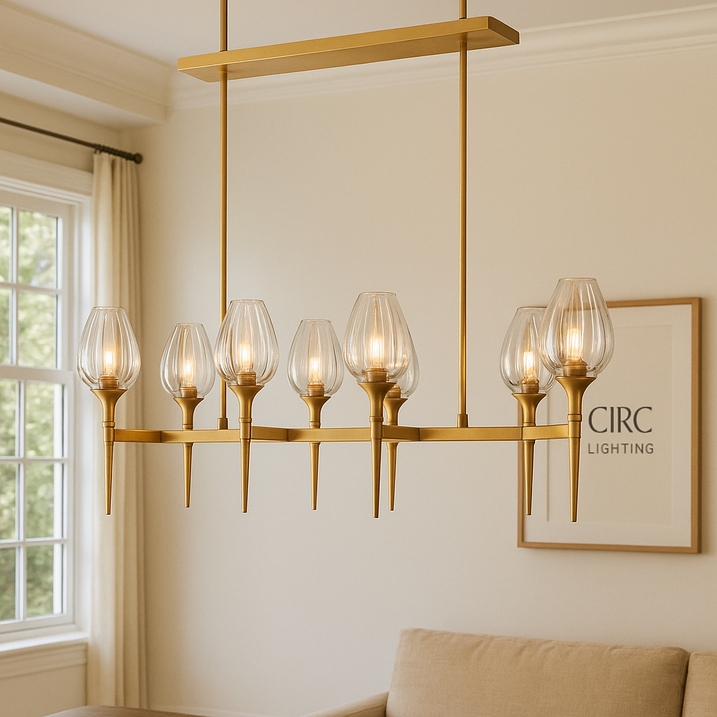 Tulip Linear Chandelier 52"