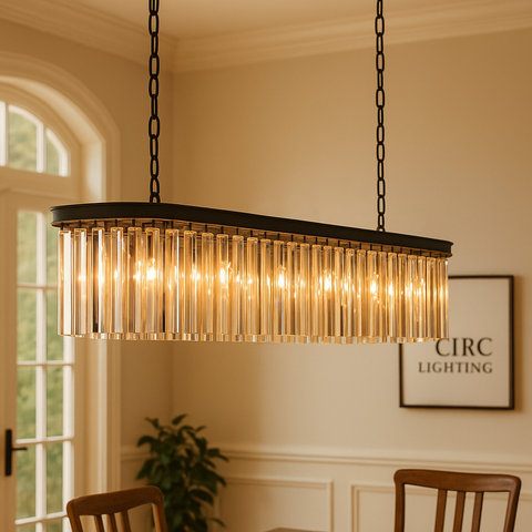 Rhys Rectangular Chandelier 49"