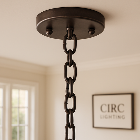 Harlow Calcite Round Chandelier 60"