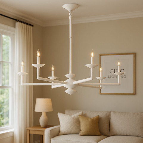 Pesaro Round Chandelier 48"