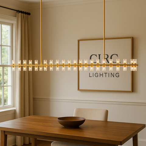 Arcachon LED Rectangular Chandelier 72"